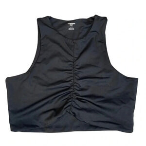 Sommer Ray Black Crop Tank • Large